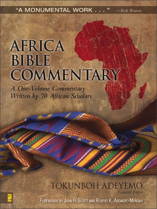Title details for Africa Bible Commentary by Tokunboh Adeyemo - Available